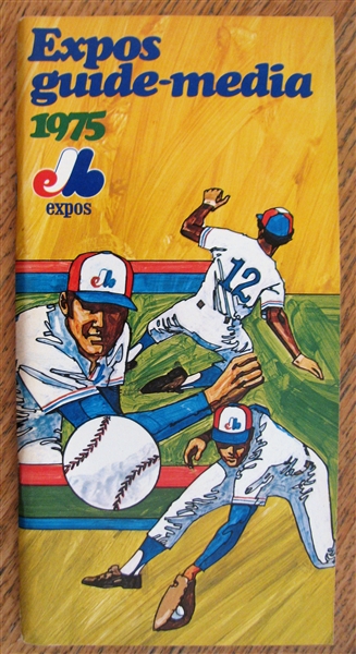 1975 MONTREAL EXPOS MEDIA GUIDE