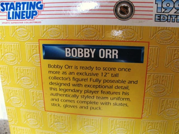 1997 BOBBY ORR 12 STARTING LINE-UP FIGURE MINT IN BOX