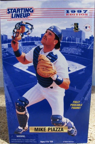 1997 MIKE PIAZZA 12 STARTING LINE-UP FIGURE MINT IN BOX