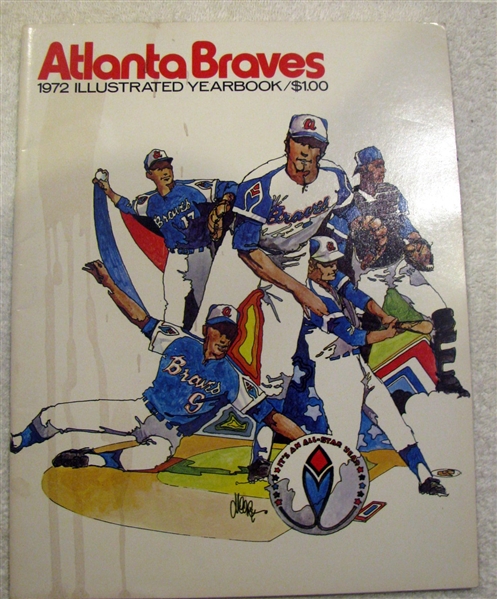 1972 ATLANTA BRAVES YEARBOOK