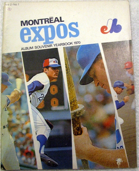 1970 MONTREAL EXPOS YEARBOOK