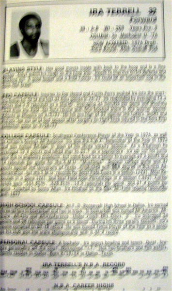 1978-79 PHOENIX SUNS MEDIA GUIDE