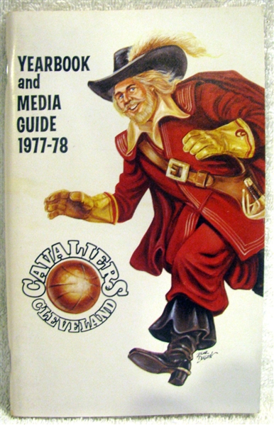 1977-78 CLEVELAND CAVALIERS MEDIA GUIDE / YEARBOOK