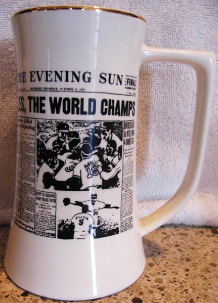1966 BALTIMORE ORIOLES WORLD CHAMPS MUG