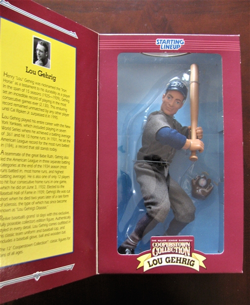 LOU GEHRIG 12 STARTING LINE-UP FIGURE MINT IN BOX