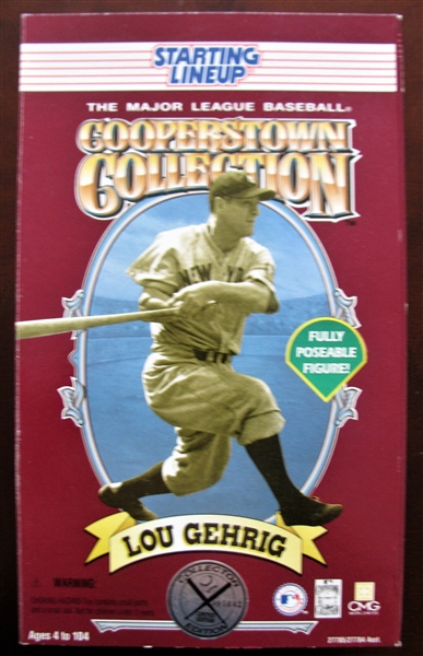 LOU GEHRIG 12 STARTING LINE-UP FIGURE MINT IN BOX