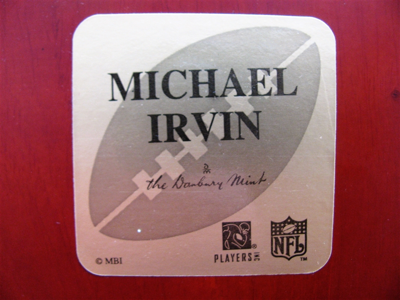 MICHAEL IRVIN DANBURY MINT STATUE w/BOX