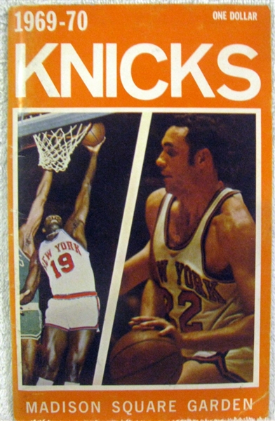 1969-70 NEW YORK KNICKS YEARBOOK / MEDIA GUIDE- CHAMPIONSHIP YEAR