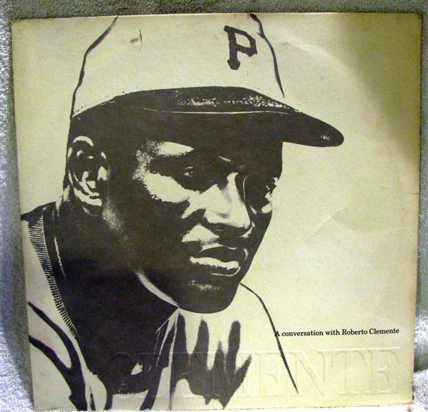 1973 A CONVERSATION WITH ROBERTO CLEMENTE RECORD ALBUM