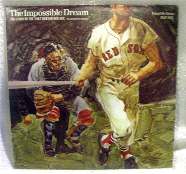 1967 THE IMPOSSIBLE DREAM - BOSTON RED SOX RECORD ALBUM