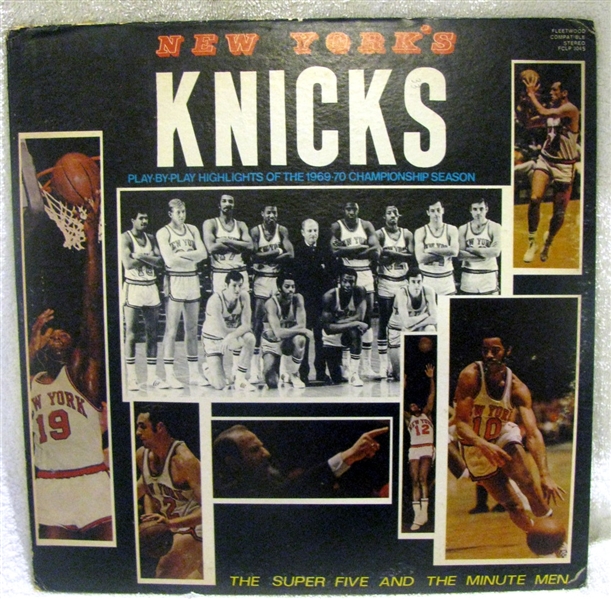 1969-70 NEW YORK KNICKS RECORD ALBUM