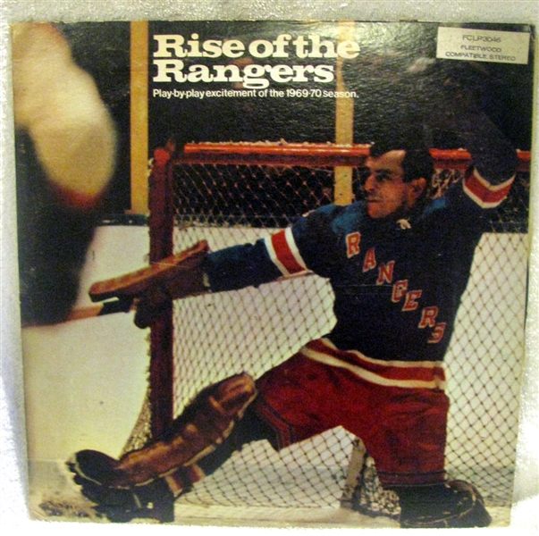 1969-70 RISE OF THE RANGERS RECORD ALBUM- N.Y. RANGERS