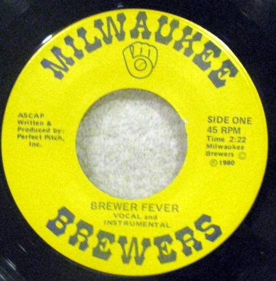 1980 MILWAUKEE BREWERS BREWER FEVER RECORD