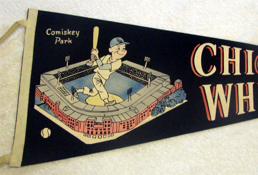 60's CHICAGO WHITE SOX COMISKEY PARK' PENNANT