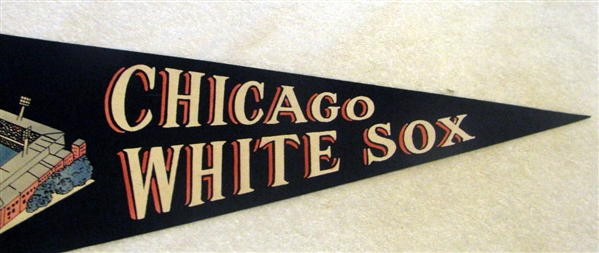 60's CHICAGO WHITE SOX COMISKEY PARK' PENNANT