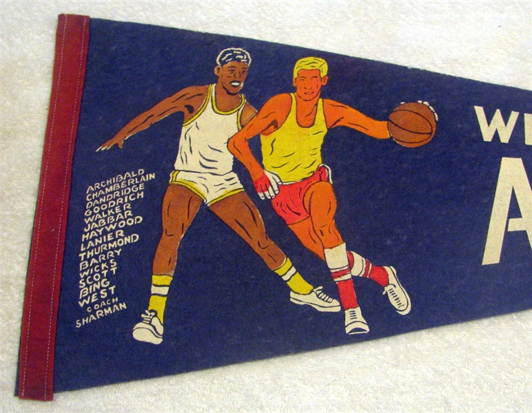 70's NBA WESTERN DIVISION ALL-STARS PENNANT