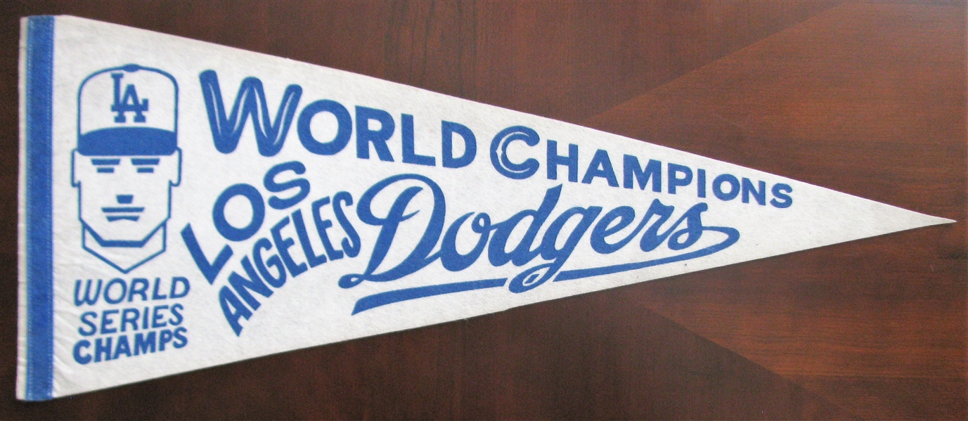 80's LOS ANGELES DODGERS WORLD SERIES PENNANT