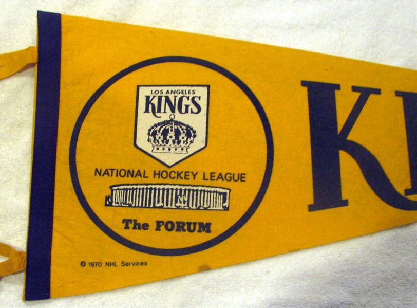 1970 LOS ANGELES KINGS PENNANT