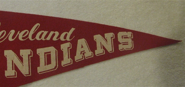 50's CLEVELAND INDIANS CHIEF WAHOO PENNANT