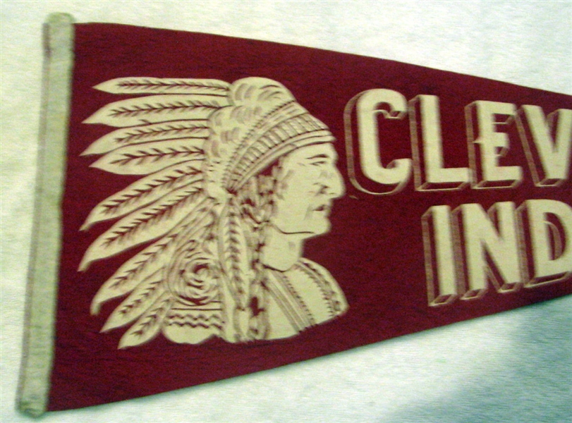 40's CLEVELAND INDIANS PENNANT
