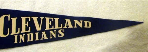 50's/60's CLEVELAND INDIANS PENNANT