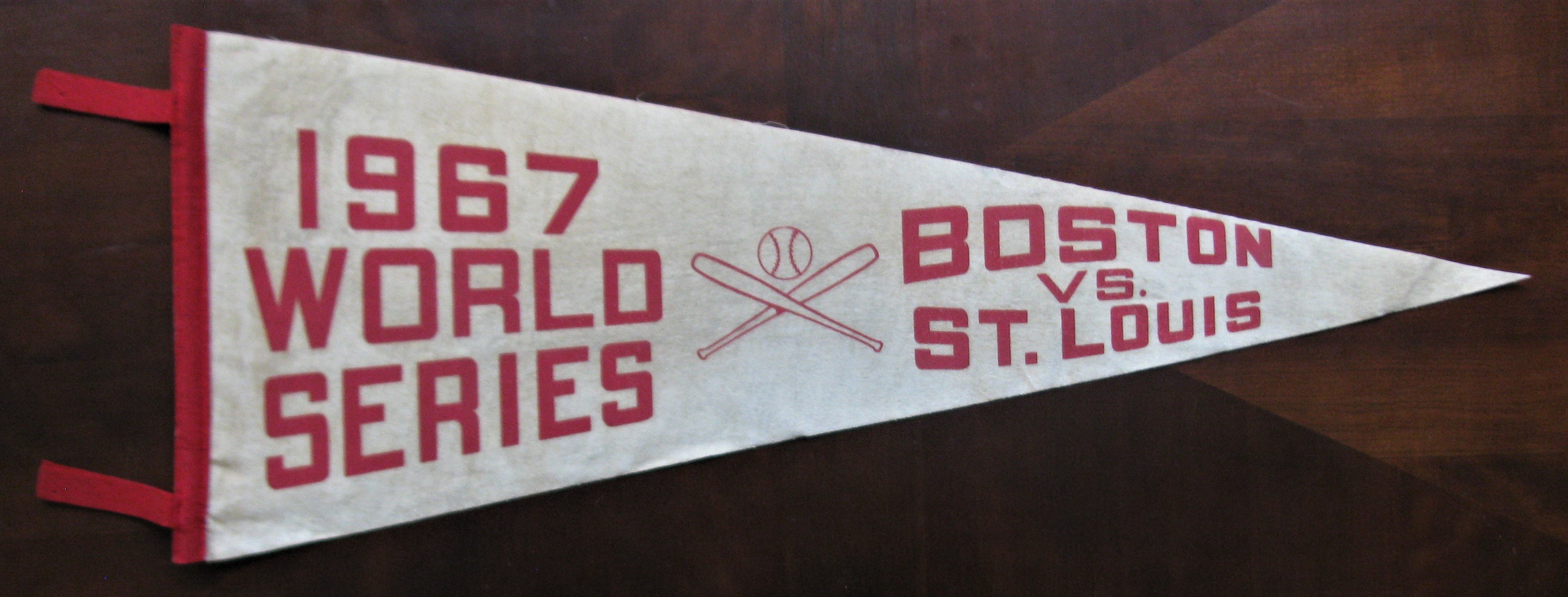 Lot Detail - 1967 BOSTON RED SOX vs ST LOUIS CARDINALS WORLD SERIES PENNANT