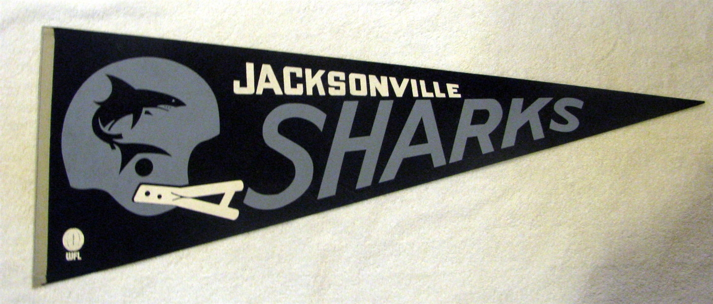 70's JACKSONVILLE SHARKS PENNANT