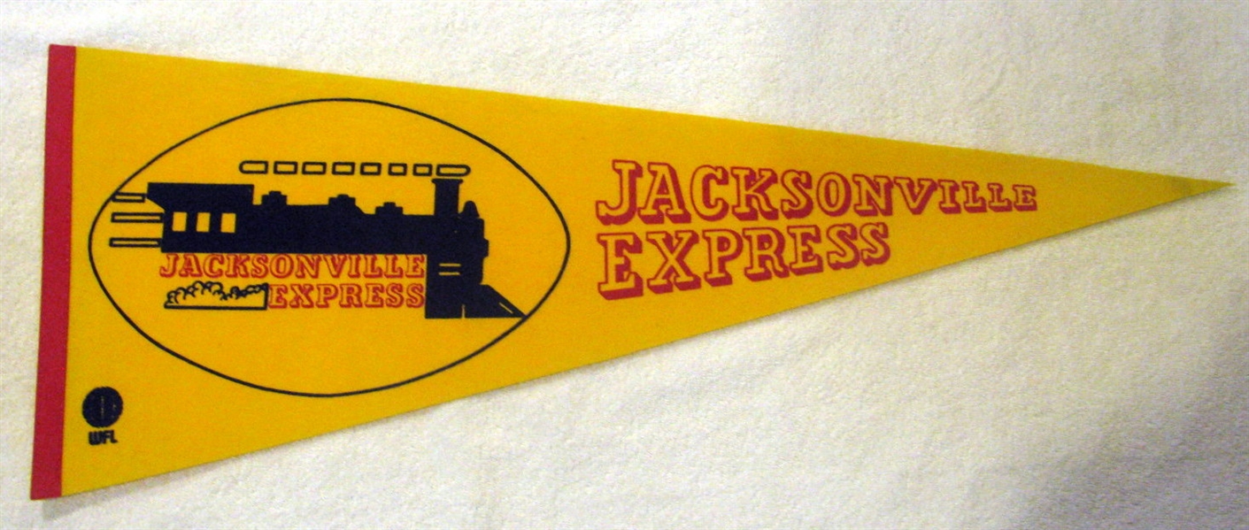 70's WFL JACKSONVILE EXPRESS PENNANT