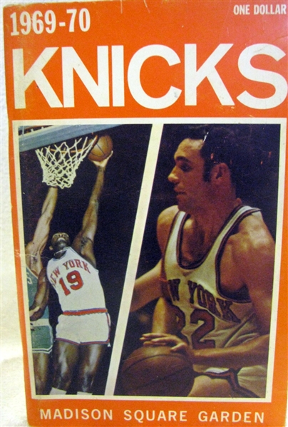 1969-70 NEW YORK KNICKS MEDIA GUIDE / YEARBOOK - CHAMPIONSHIP YEAR