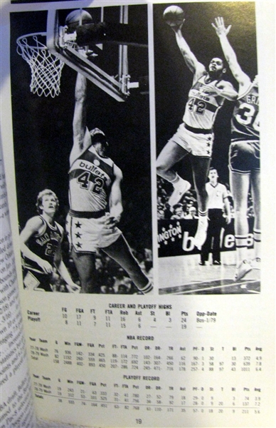 1979-80 WASHINGTON BULLETS MEDIA GUIDE / YEARBOOK