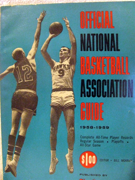 1958-59 OFFICIAL NBA GUIDE
