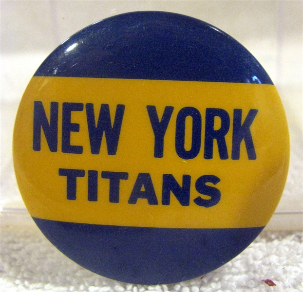 60's AFL NEW YORK TITANS PIN