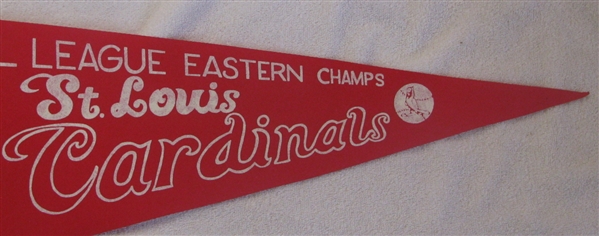 80's ST. LOUIS CARDINALS EASTERN DIVISION CHAMPS PENNANT