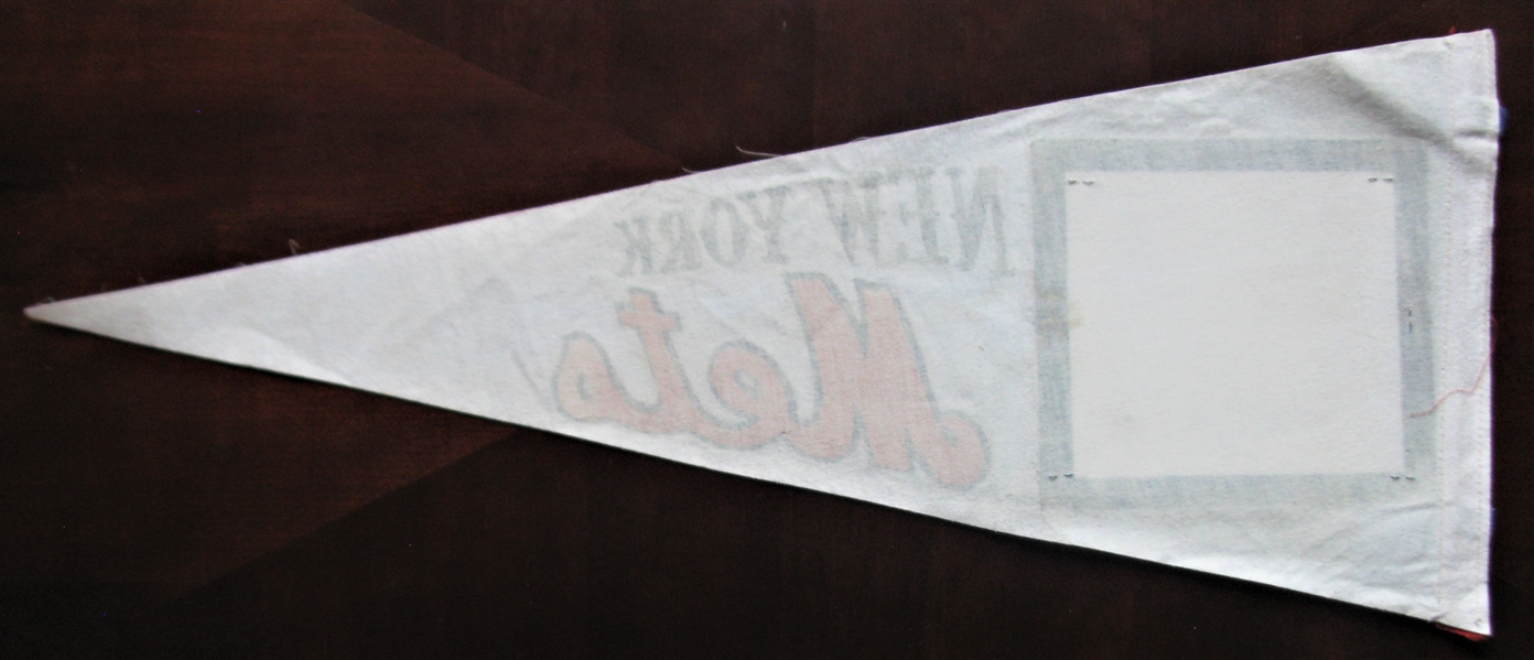1963 NY METS TEAM PICTURE PENNANT