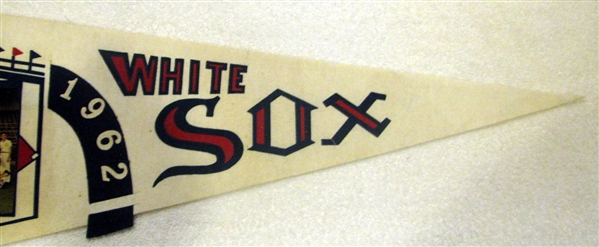 1962 CHICAGO WHITE SOX PHOTO PENNANT