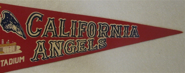 APRIL 9, 1966 CALIFORNIA ANGELS OPENING NEW STADIUM PENNANT