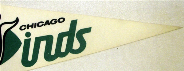 1975 WFL CHICAGO WINDS PENNANT