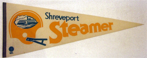1974 WFL SHREVEPORT STEAMER PENNANT