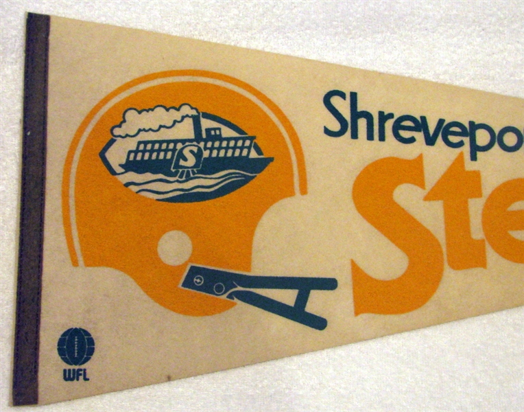 1974 WFL SHREVEPORT STEAMER PENNANT