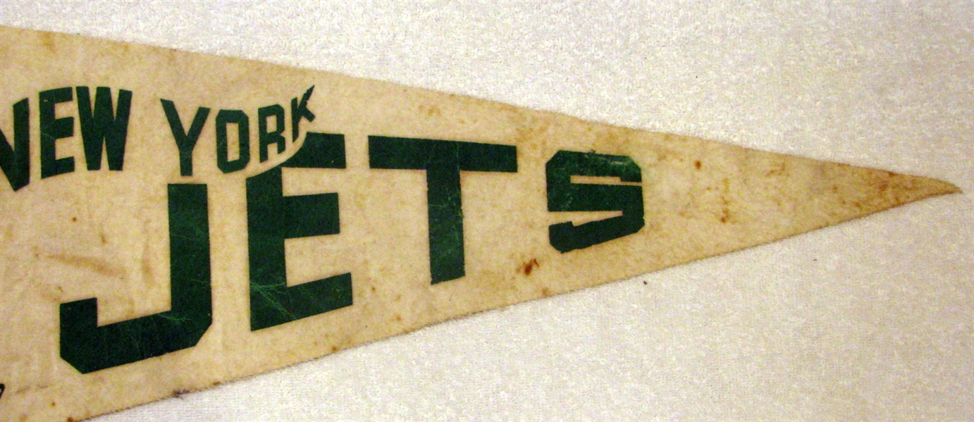 60's AFL NEW YORK JETS PENNANT