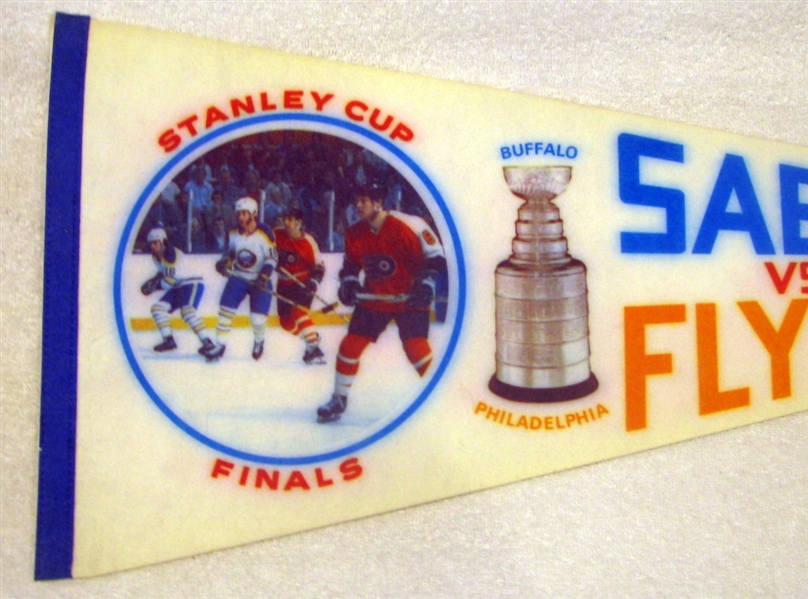 1974-75 STANLEY CUP FINALS PENNANT - SABRES vs FLYERS