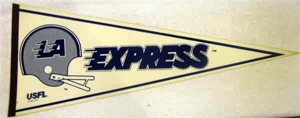 80's USFL LOS ANGELES EXPRESS PENNANT