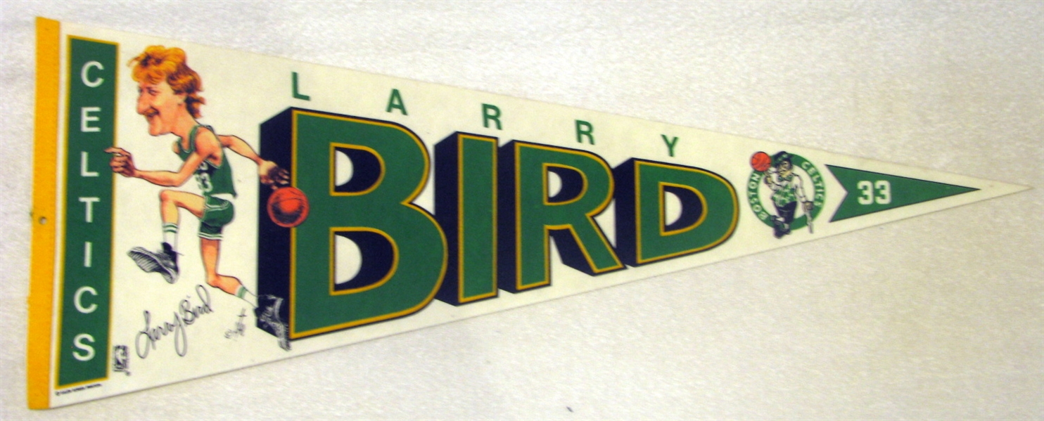 80's LARRY BIRD BOSTON CELTICS  PENNANT