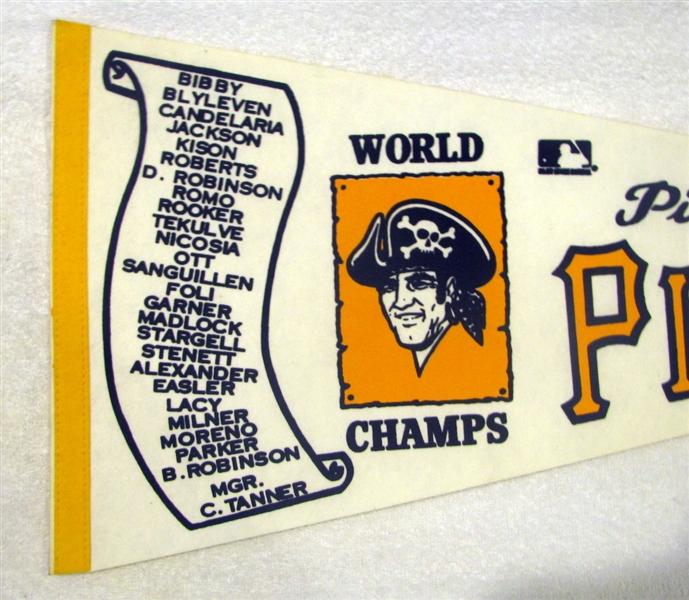 1979 PITTSBURGH PIRATES WORLD CHAMPS PENNANT