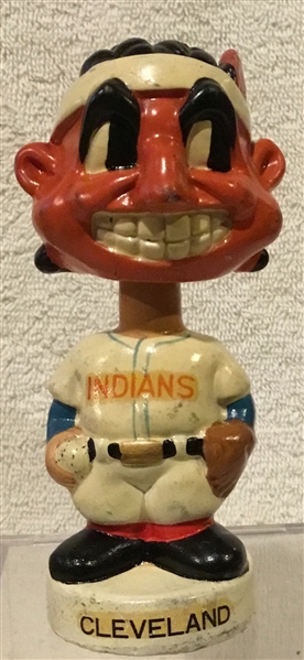 60's CLEVELAND INDIANS mini BOBBING HEAD