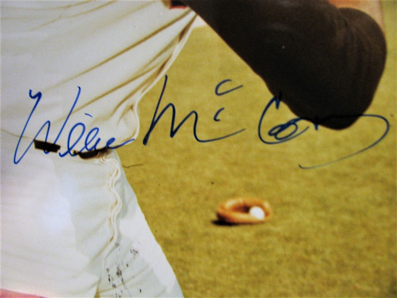 WILLIE McCOVEY SIGNED 8 X 10 PHOTO w/CAS COA