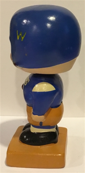 60's  CFL WINNIPEG BLUE BOMBERS mini BOBBING HEAD