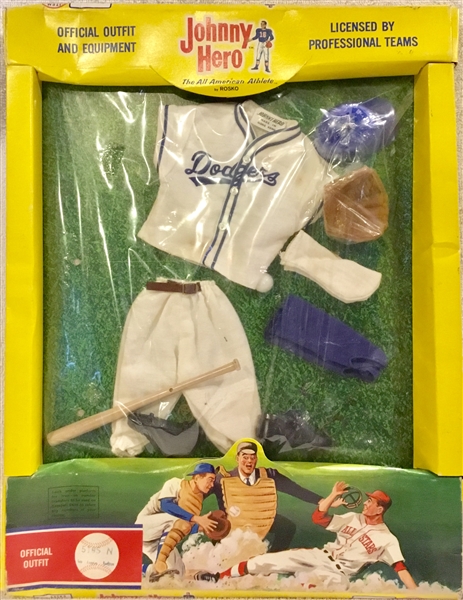 1965 LOS ANGELES DODGERS JOHNNY HERO OUTFIT w/BOX