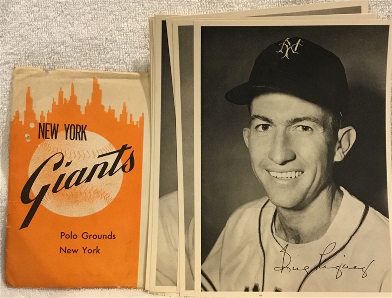 1947 NEW YORK GIANTS PHOTO PACK w/ENVELOPE