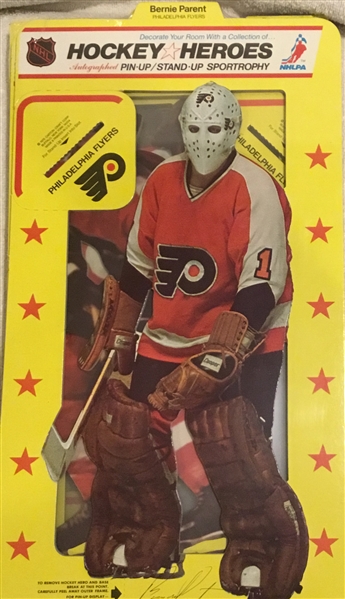1975 PHILADELPHIA FLYERS HOCKEY HEROES STAND-UP PLAYER PLAQUES - 6 PLAYERS